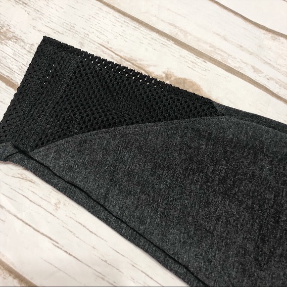 VS PINK COTTON MESH MARL BLACK LEGGING - Picture 3 of 3